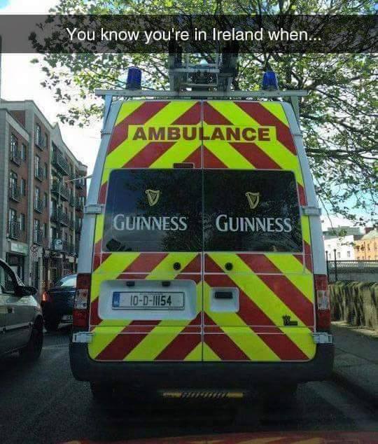 you know you're in ireland when ... 