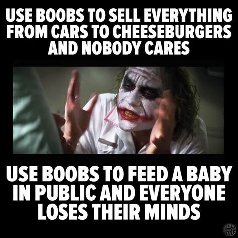 use boobs ... and everyone loses their minds