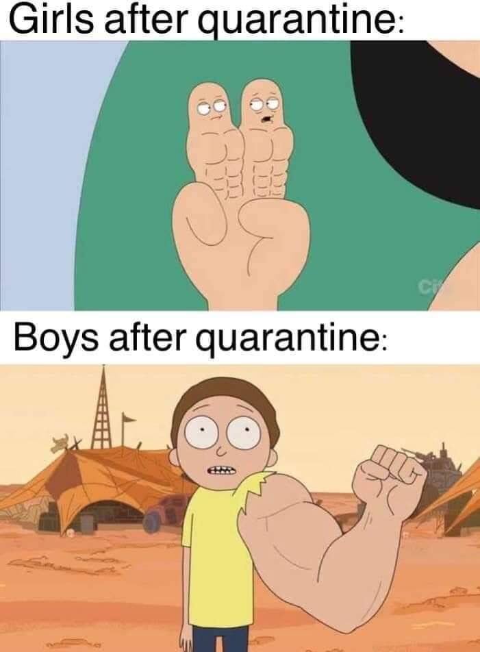 girls & boys after quarantine