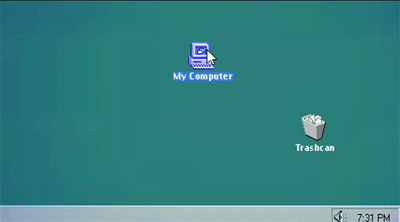 Bewegen Sie den Computer in den Papierkorb.
