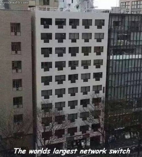 The worlds largest network switch