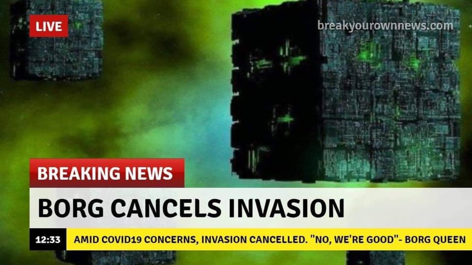 borg cancels invasion