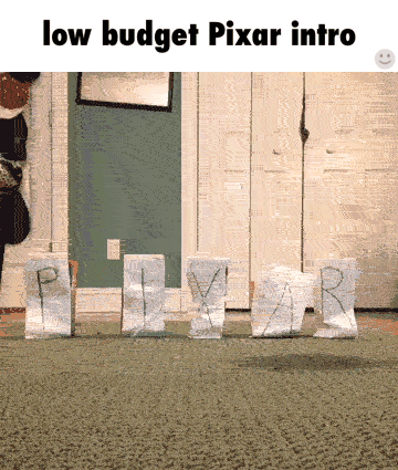 low budget pixar intro