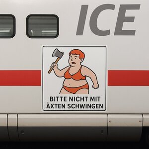 ICE - bitte nicht mit äxten schwingen!